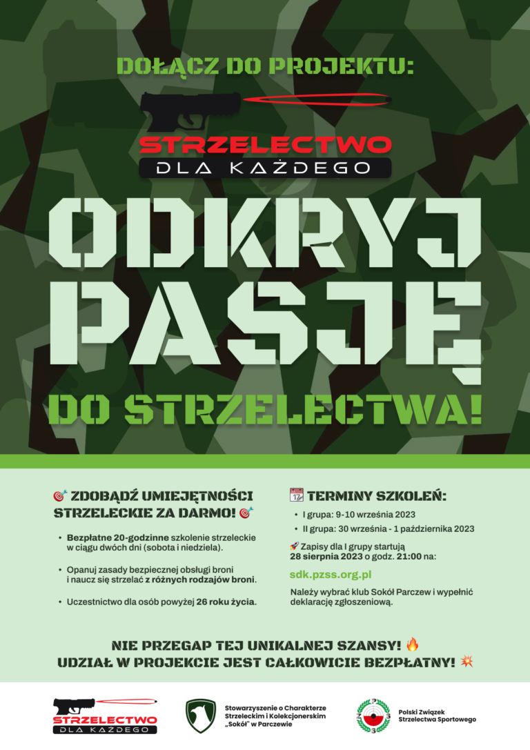 Dołącz do projektu Strzelectwo Dla Każdego!