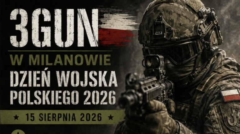 Zawody dynamiczne 3GUN w Milanowie – DZIEŃ WOJSKA POLSKIEGO 2026